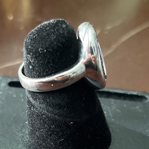 Lia Sophia Oval Ring Ablaze Purple Resin Druzy Sz 7 - Picture 3 of 6